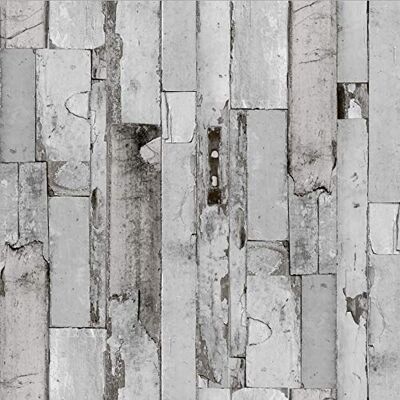 Venilia Plakfolie, steenwand, grijs, steenlook, grijs, 45 cm x 1,5 m, dikte 95 μ, zelfklevende meubelfolie, decoratiefolie, behang, keukenfolie, zonder ftalaten, made in EU Venilia Plakfolie, steenwand, grijs, steenlook, grijs, 45 cm x 1,5 m, dikte 95 μ, zelfklevende meubelfolie, decoratiefolie, behang, keukenfolie, zonder ftalaten, made in EU