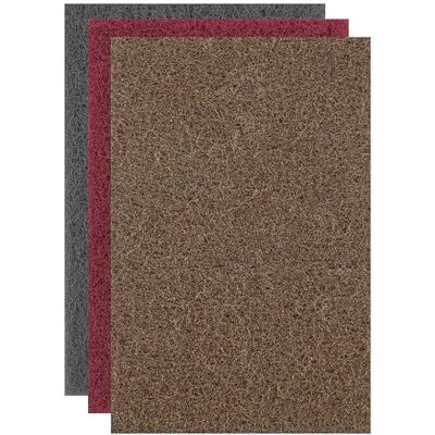 TREND Gemengde flexibele afwerkpads 150 x 230 mm, 3 stuks, assortiment schuurpads voor materiaalafname, reinigen en eindafwerking, AB/PAD/M3 TREND Gemengde flexibele afwerkpads 150 x 230 mm, 3 stuks, assortiment schuurpads voor materiaalafname, reinigen en eindafwerking, AB/PAD/M3