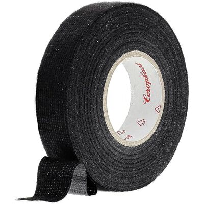 Restagraf Weefseltape, zwart, 17607 – 1 rol met 15 m Restagraf Weefseltape, zwart, 17607 – 1 rol met 15 m