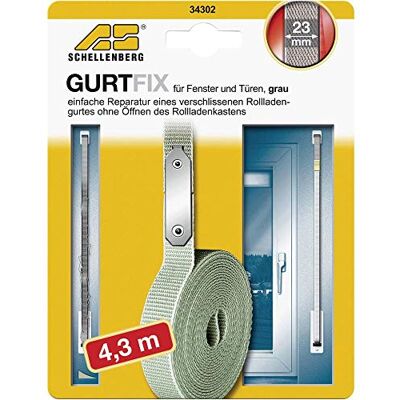 Schellenberg 34302 Gurtfix reparatieset Maxi, 23 mm, grijs Schellenberg 34302 Gurtfix reparatieset Maxi, 23 mm, grijs