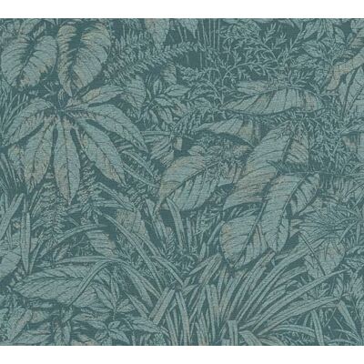 A.S. Création Livingwalls Behang blauw petrol jungle behang 395603 hoogwaardig vliesbehang bloemen met subtiel metallic effect in koper 10,05 m x 0,53 m Made in Germany A.S. Création Livingwalls Behang blauw petrol jungle behang 395603 hoogwaardig vliesbehang bloemen met subtiel metallic effect in koper 10,05 m x 0,53 m Made in Germany