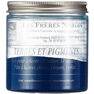 Les Frères Nordin - Blauw pigment 418134 - Verf & wax kleurstof Les Frères Nordin - Blauw pigment 418134 - Verf & wax kleurstof