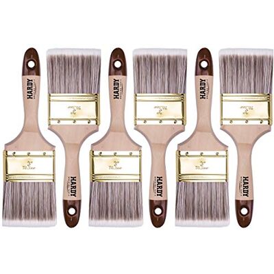 HARDY WORKING TOOLS Set van 6 kwasten 75 mm HARDY WORKING TOOLS Set van 6 kwasten 75 mm