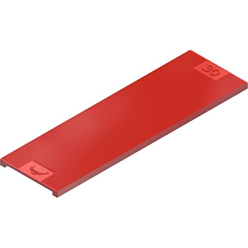Roto /Gluske GL-SV beglazingsblokken   100 x 38 x 3 mm   kleur rood   500 stuks