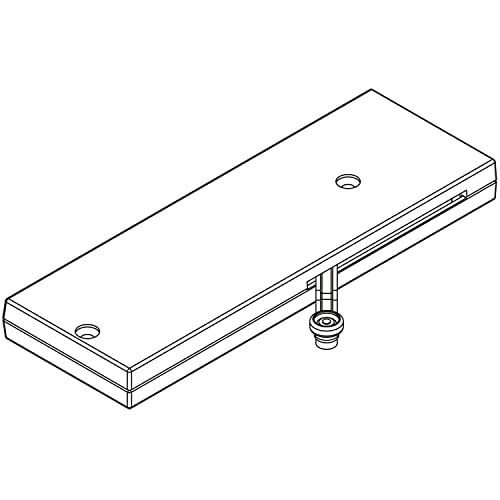 HAWA Combino demper (deurdemper), deurgewicht 18 kg meenemer smal, kunststof grijs