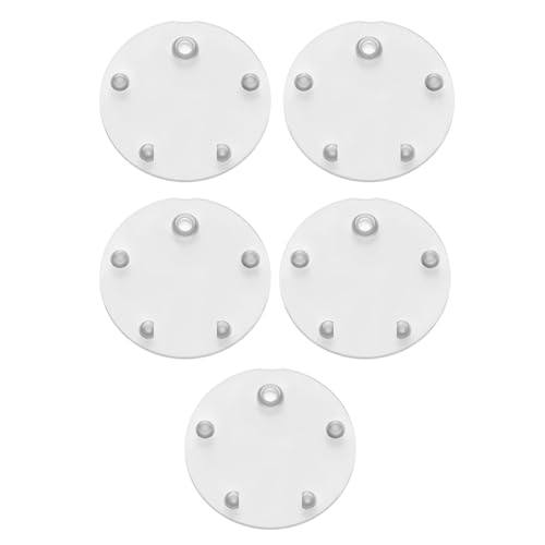 Kcvzitrds Set van 5 siliconen klepafdichtingen voor toilettank, accessoires voor reserveonderdelen van 3 inch voor 7381424-100.0070A