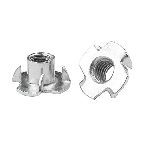 HCHGJKN Flensmoeren Four Claws Nut Speaker Nut T-nut Blind Pronged Insert Tee Nut (Color : 2pcs, Size : M3)