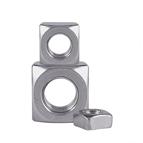 HCHGJKN Flensmoeren Stainless steel square nuts (Size : M3 2pcs)