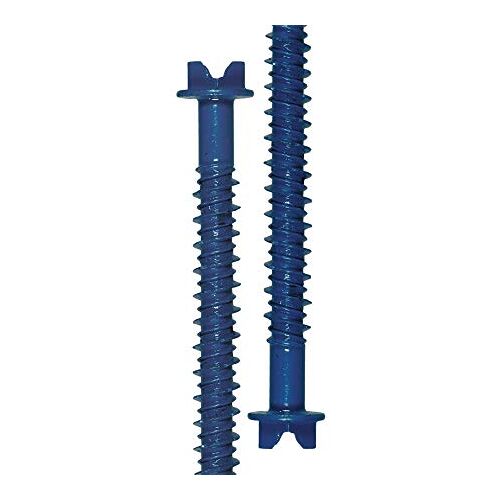 DOJA Barcelona DOJA Industrial  Torx-schroef voor beton   PACK 25   6,5 x 80   Betonblokken   Schroeven met platte kop   Verzinkt staal   Torx Schroeven Keu   Gebruik: muurpluggen, betonschroeven, houtschroeven