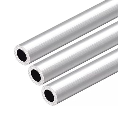 ACOKU 6063 aluminium buis dunwandige aluminium buis 0,3 mm dikte 300 mm lange aluminium buis 1 stuk (kleur: 2 stuks, maat: 300 mm_OD 10 x ID 9,4 mm)