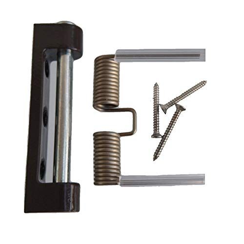 FB-Factory slot, veer, veersluiter, vliegenhordeur als reserveonderdeel of accessoire voor insectenwerende deur (1, zwart mat RAL 9005)