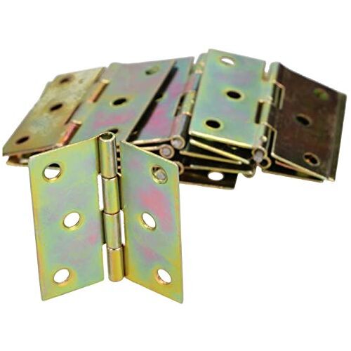 KOTARBAU ® Meubelscharnieren 40 x 40 mm 50 stuks opgerolde scharnieren alle maten tafelband deurband meubelband verzinkt deurscharnieren scharnieren scharnieren kastscharnieren (50, 40 x 40 mm)