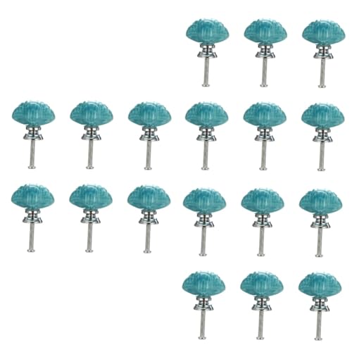 PXDOHQAW 18 Stuks Deurknop Kast Deurknoppen Oceaan Kast Hardware Kast Deurknoppen Shell Kledingkast Knoppen Meubilair Keramiek Handvat/-Blue*3Pcs/3.5 * 3.3Cm*3Pcs