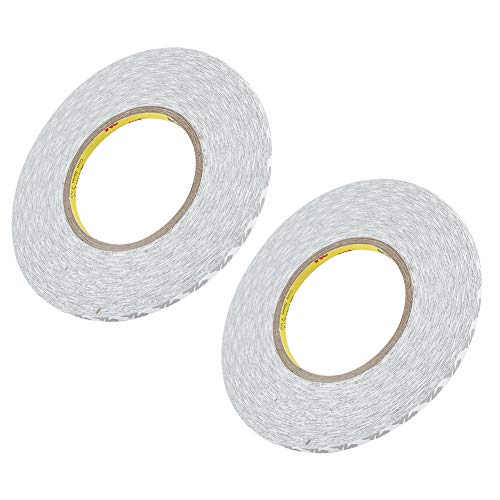 Cuifati Sterke dubbelzijdige tape, dubbelzijdige tape, dubbelzijdige tape voor telefoonscherm, supersterk(White double-sided tape 5mm)