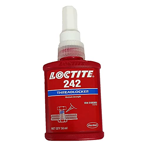 LOCTITE 242 schroefdraadlijm 50ml (voor roestvrij staal en vernikkeld messing)