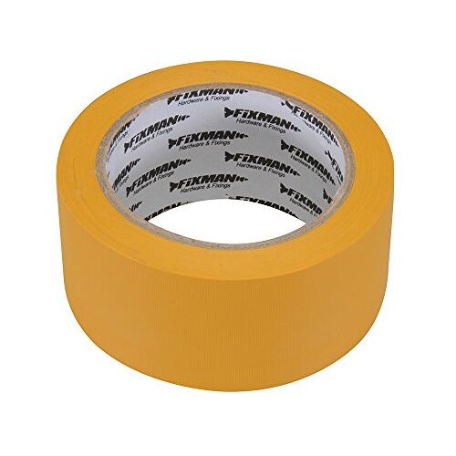 FIXMAN 194577 weefseltape 50 mm x 33 m, geel