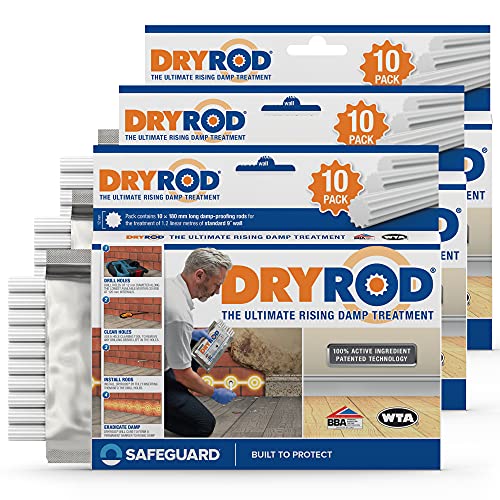 Dryzone Dryrod horizontale vochtwerende staven voor de behandeling van opstijgend vocht (10 pakken x 3)