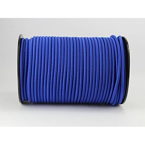 monoflex 8 mm expandertouw blauw 20 m rubberen touw dekzeiltouw spankabel elast. touw zeil
