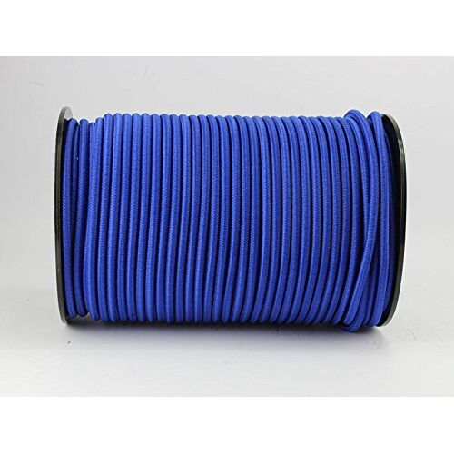 monoflex 20m expandertouw 6mm blauw rubberen touw zeiltouw spankabel elastisch touw zeil