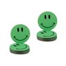 Smileyboard Smiley-magneten 20 stuks 2 cm diameter groen lachend