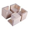 JIAOLUN123 4 stuks meubelpoten van hout, voor verhoging van de meubelhoogte, verhoging voor meubels, voor houten tafel, bureau, bed, verhoging 8 cm, 8x8 cm