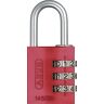 ABUS 465789-145/30_ROJO_B Candado aluminio combinacion 30 mm 3 dígitos rojo blister