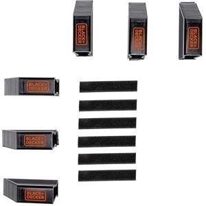 Black & Decker Opbergblokken voor kofferbak, 6 stuks, kofferbakorganizer, voor koffers, verhuisdozen, boodschappen en meer, laadblokkering Black & Decker Opbergblokken voor kofferbak, 6 stuks, kofferbakorganizer, voor koffers, verhuisdozen, boodschappen en meer, laadblokkering