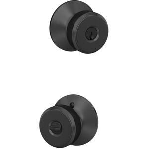 Schlage F51ABWE622 Bowery Deurslot - Sleutel, Matzwart Schlage F51ABWE622 Bowery Deurslot - Sleutel, Matzwart