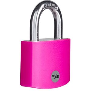 Yale - YE3B/50/126/1/P - Roze - 50 mm body - Padlock Yale - YE3B/50/126/1/P - Roze - 50 mm body - Padlock
