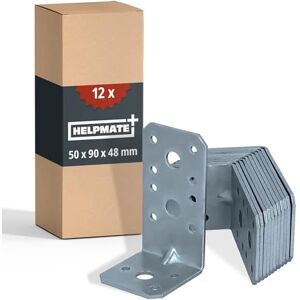 Helpmate Gegalvaniseerd Stalen Hoekverbinder 50x90x48 mm - Voor hout Helpmate Gegalvaniseerd Stalen Hoekverbinder 50x90x48 mm - Voor hout