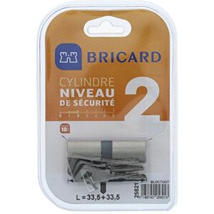 BRICARD 25821-cilinder bloctout Ø 21, 5 mm