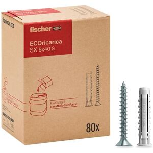 Fischer Ecoricarica 80 Tasselli sx 8x40 s - Uitbreidingsankers Fischer Ecoricarica 80 Tasselli sx 8x40 s - Uitbreidingsankers