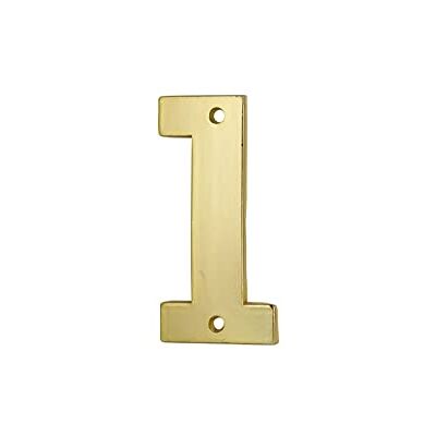 Thirard 00967191 – aantal 1 – hoogte 51 mm om te schroeven – wandplaat met indicatie – nummer 1 – accessoires/uitrusting – deuruitrusting – voor binnen en buiten Thirard 00967191 – aantal 1 – hoogte 51 mm om te schroeven – wandplaat met indicatie – nummer 1 – accessoires/uitrusting – deuruitrusting – voor binnen en buiten