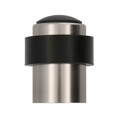Amig Deurstopper Diameter 30 x 48 mm Model 206 Aluminium met geborsteld nikkel afwerking Ronde rand Inclusief schroeven en pluggen voor installatie Amig Deurstopper Diameter 30 x 48 mm Model 206 Aluminium met geborsteld nikkel afwerking Ronde rand Inclusief schroeven en pluggen voor installatie