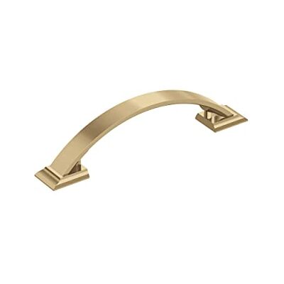 Amerock Kabinettrek Champagne Brons 3-3/4 inch (96 mm) Center-to-Center lade Pull Candler Keuken- en badbeslag Meubelbeslag Amerock Kabinettrek Champagne Brons 3-3/4 inch (96 mm) Center-to-Center lade Pull Candler Keuken- en badbeslag Meubelbeslag