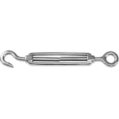 Amig Roestvrijstalen ring- en haakspanner model 30115 Perfect voor het spannen van metalen kabels of draden, luifels, dekzeilen of zeilen Afmeting: M5 x 70 mm schroef Amig Roestvrijstalen ring- en haakspanner model 30115 Perfect voor het spannen van metalen kabels of draden, luifels, dekzeilen of zeilen Afmeting: M5 x 70 mm schroef