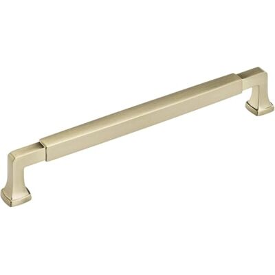 Amerock Kabinettrek Gouden Champagne 8-13/16 inch (224 mm) midden naar midden gestalte 1 pak lade trek lade handvat kast hardware Amerock Kabinettrek Gouden Champagne 8-13/16 inch (224 mm) midden naar midden gestalte 1 pak lade trek lade handvat kast hardware