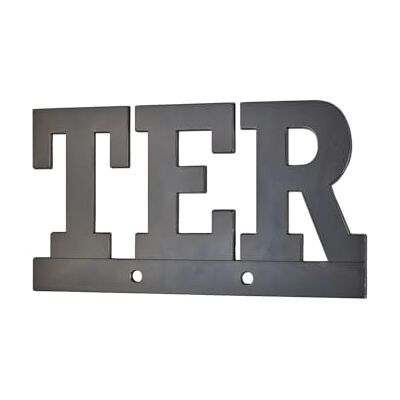 Thirard 00967115 – letters terer, hoogte 80 mm, zwart om te schroeven – wandplaat met indicatie – Ter – accessoires/uitrusting – deuruitrusting om te schroeven Thirard 00967115 – letters terer, hoogte 80 mm, zwart om te schroeven – wandplaat met indicatie – Ter – accessoires/uitrusting – deuruitrusting om te schroeven
