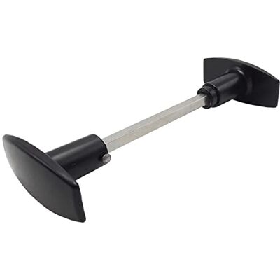 Dubois industries Dubbele Dac-knop van aluminium, 1 bereik, penbevestiging, 6 mm x 110 mm, zwarte epoxyhars Dubois industries Dubbele Dac-knop van aluminium, 1 bereik, penbevestiging, 6 mm x 110 mm, zwarte epoxyhars