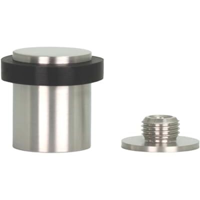 EVI Herrajes Deurstopper roestvrij staal Ø 24 x 30 mm geschroefde sokkel matte afwerking inclusief schroef + klempluggen model I-199/24 x 30CBAM EVI Herrajes Deurstopper roestvrij staal Ø 24 x 30 mm geschroefde sokkel matte afwerking inclusief schroef + klempluggen model I-199/24 x 30CBAM