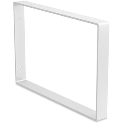 Amig Rechthoekige plankdrager voor industriële planken – 211 × 311 × 30 mm – staal wit – wandhouder – functioneel en robuust design – ideaal voor wandplanken Amig Rechthoekige plankdrager voor industriële planken – 211 × 311 × 30 mm – staal wit – wandhouder – functioneel en robuust design – ideaal voor wandplanken