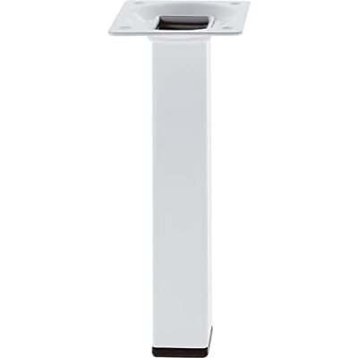 Amig Vierkante meubelpoten Model 3-25 x 25 x 500 mm Met stelschroef Op 4 punten vast te schroeven Draagvermogen tot 15 kg per poot Wit staal Amig Vierkante meubelpoten Model 3-25 x 25 x 500 mm Met stelschroef Op 4 punten vast te schroeven Draagvermogen tot 15 kg per poot Wit staal