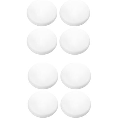 HaftPlus Deurstoppers, 8 stuks, zelfklevend, universele wandbuffer in wit, deurdemper groot, 4 cm diameter 10 mm hoogte, wandbescherming voor deurklink HaftPlus Deurstoppers, 8 stuks, zelfklevend, universele wandbuffer in wit, deurdemper groot, 4 cm diameter 10 mm hoogte, wandbescherming voor deurklink