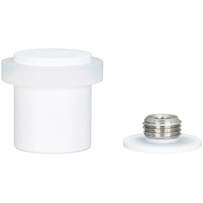 EVI Herrajes deurstopper roestvrij staal 24 x 30 mm geschroefde basis wit gelakt inclusief schroef + montageplug Mod. I-199/24X30-BCBBL EVI Herrajes deurstopper roestvrij staal 24 x 30 mm geschroefde basis wit gelakt inclusief schroef + montageplug Mod. I-199/24X30-BCBBL