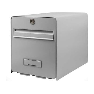 BURG-WÄCHTER Brievenbus goedgekeurd La Poste, 1 deur, 501 GR FAVOR, grijs, van verzinkt staal, met deur met volledige opening en poststop (deur geblokkeerd bij 120°) BURG-WÄCHTER Brievenbus goedgekeurd La Poste, 1 deur, 501 GR FAVOR, grijs, van verzinkt staal, met deur met volledige opening en poststop (deur geblokkeerd bij 120°)