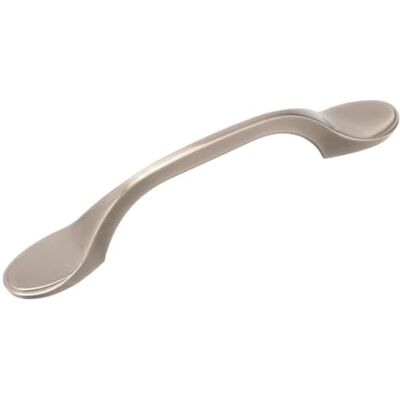 Amerock Cabinet Pull Satin Nickel 3 inch (76 mm) Center-to-Center Ravino 1 Pack Drawer Pull Drawer Handle Cabinet Hardware Amerock Cabinet Pull Satin Nickel 3 inch (76 mm) Center-to-Center Ravino 1 Pack Drawer Pull Drawer Handle Cabinet Hardware