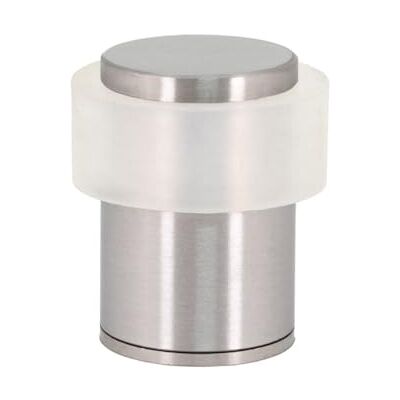 EVI Herrajes deurstopper roestvrij staal 24 x 35 mm geschroefde schroefdraadbasis matte afwerking inclusief schroef + montageplug Mod. I-199/24X35-BCBAM EVI Herrajes deurstopper roestvrij staal 24 x 35 mm geschroefde schroefdraadbasis matte afwerking inclusief schroef + montageplug Mod. I-199/24X35-BCBAM