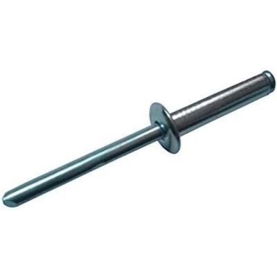 Merriway Bulk Hardware BH02214 Aluminium Legering Pop klinknagel, 4.0 x 16mm (5/32 inch x 5/8 inch) Pack van 100 Merriway Bulk Hardware BH02214 Aluminium Legering Pop klinknagel, 4.0 x 16mm (5/32 inch x 5/8 inch) Pack van 100