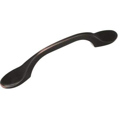 Amerock Kabinettrek Olie gewreven brons 3 inch (76 mm) van centrum tot midden Ravino 1 pak lade pull lade handvat kast hardware Amerock Kabinettrek Olie gewreven brons 3 inch (76 mm) van centrum tot midden Ravino 1 pak lade pull lade handvat kast hardware