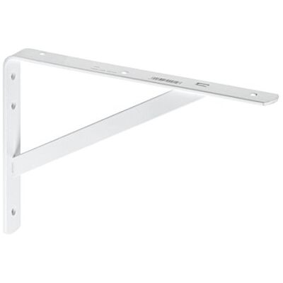 Metafranc Heavy duty console 330 x 500 mm staal wit hoogwaardige afwerking 200 kg draagkracht/zware lasten/plankdragers/wandhouder voor boekenkast / 700560 Metafranc Heavy duty console 330 x 500 mm staal wit hoogwaardige afwerking 200 kg draagkracht/zware lasten/plankdragers/wandhouder voor boekenkast / 700560